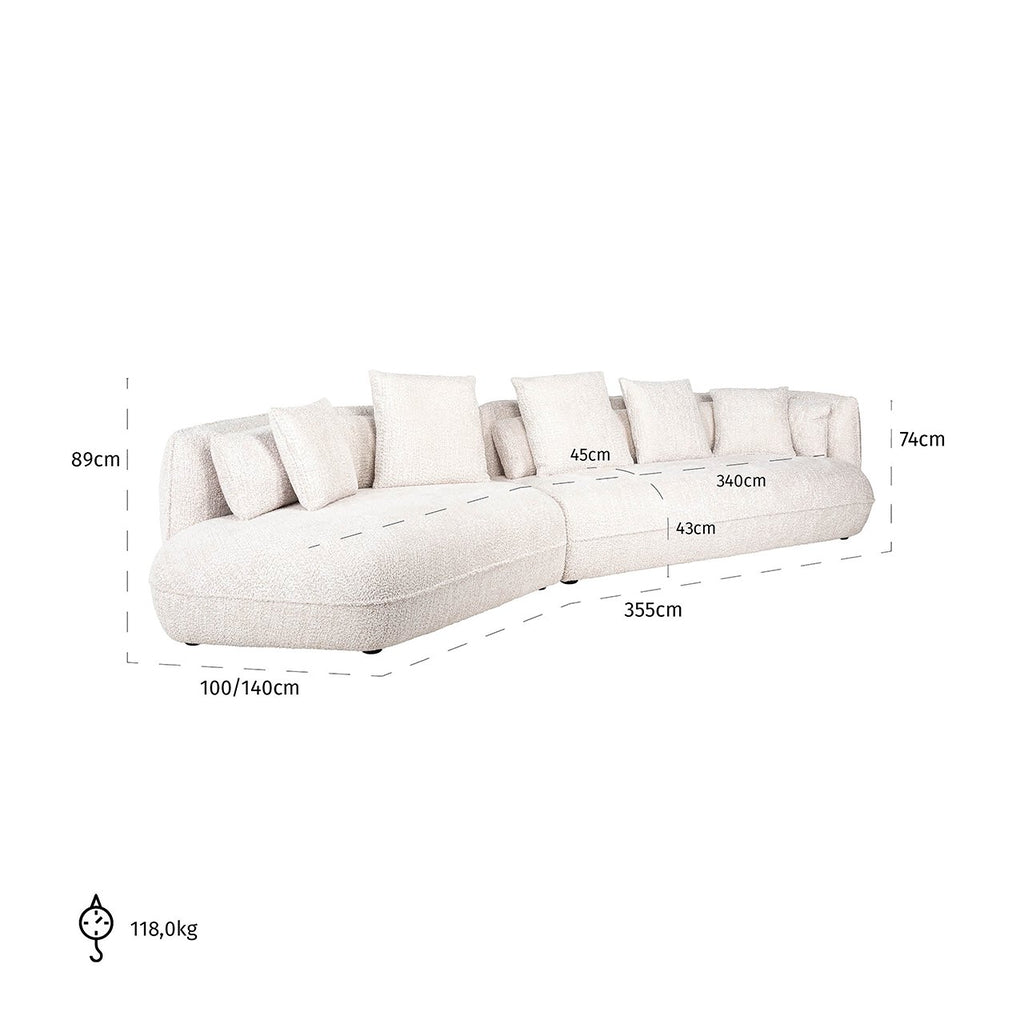 Sofa Rodina crème magnifique