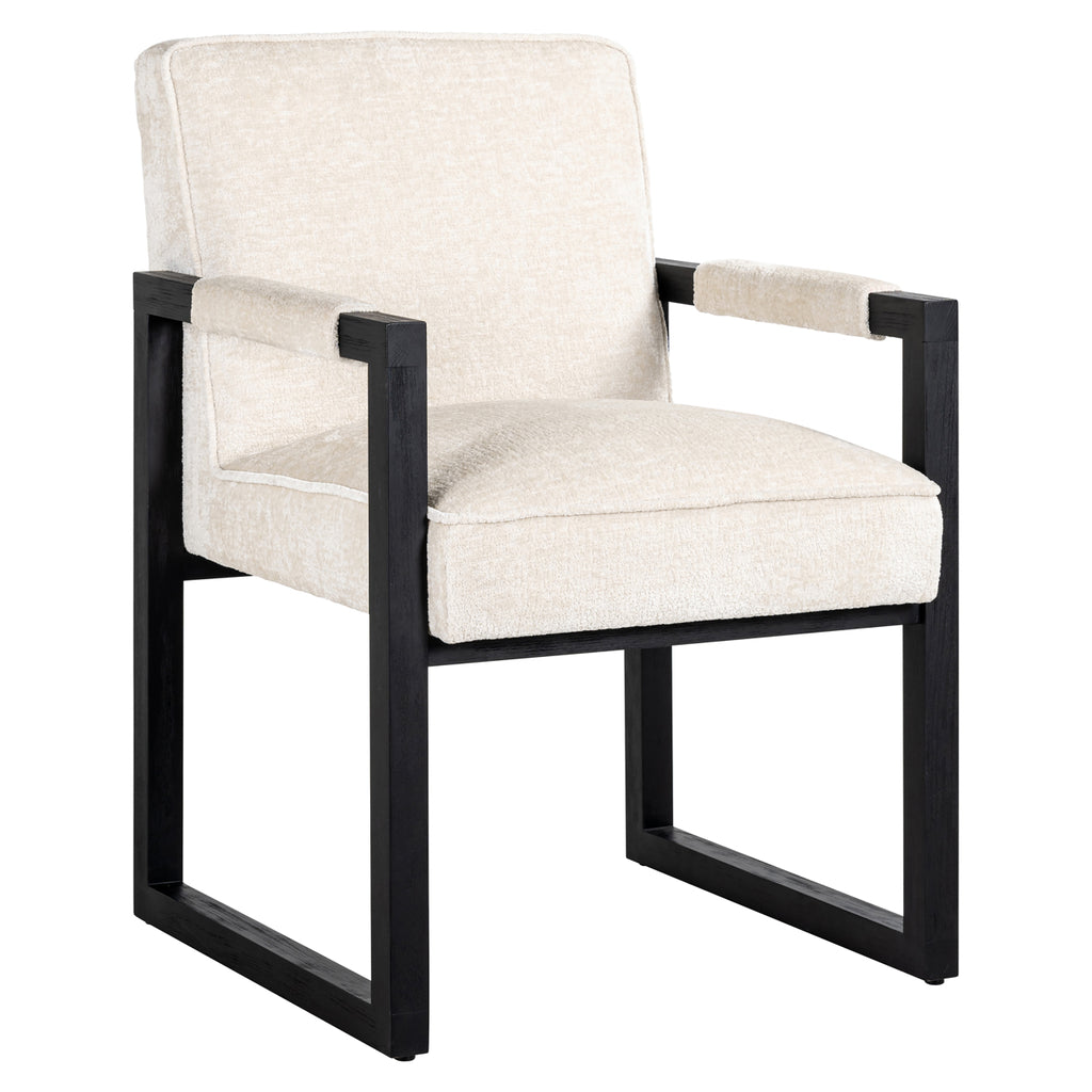 Stoel Beck blanc chenille