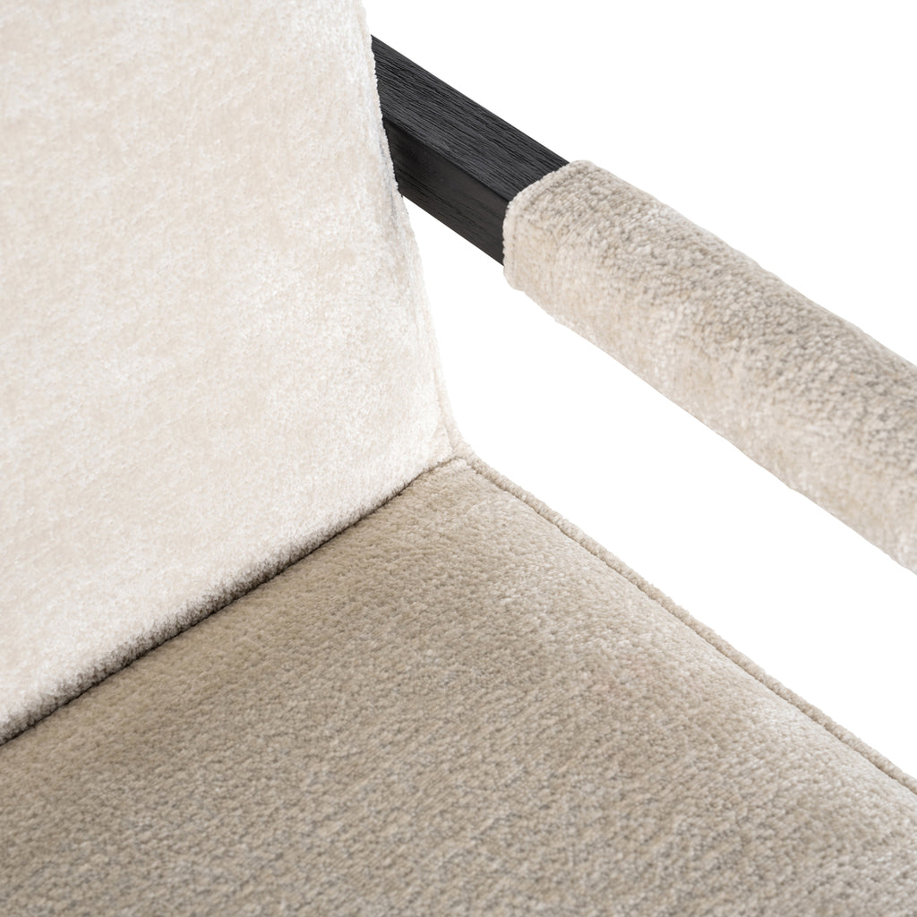 Stoel Beck blanc chenille