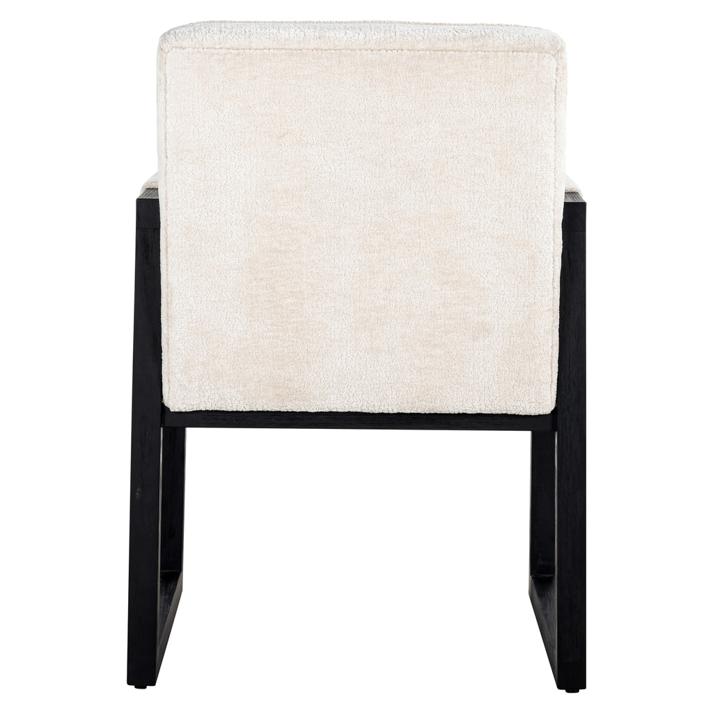 Stoel Beck blanc chenille