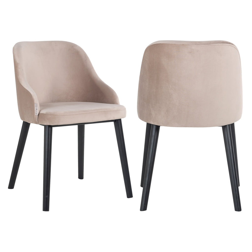 Stoel Twiggy khaki velvet