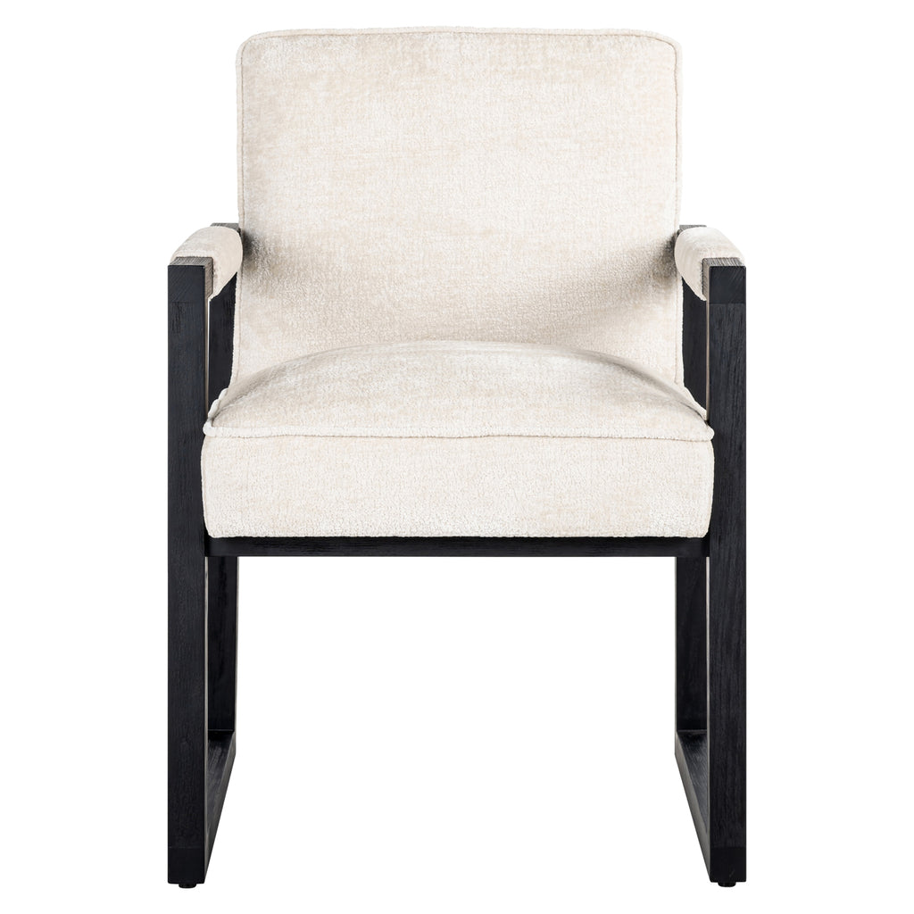 Stoel Beck blanc chenille