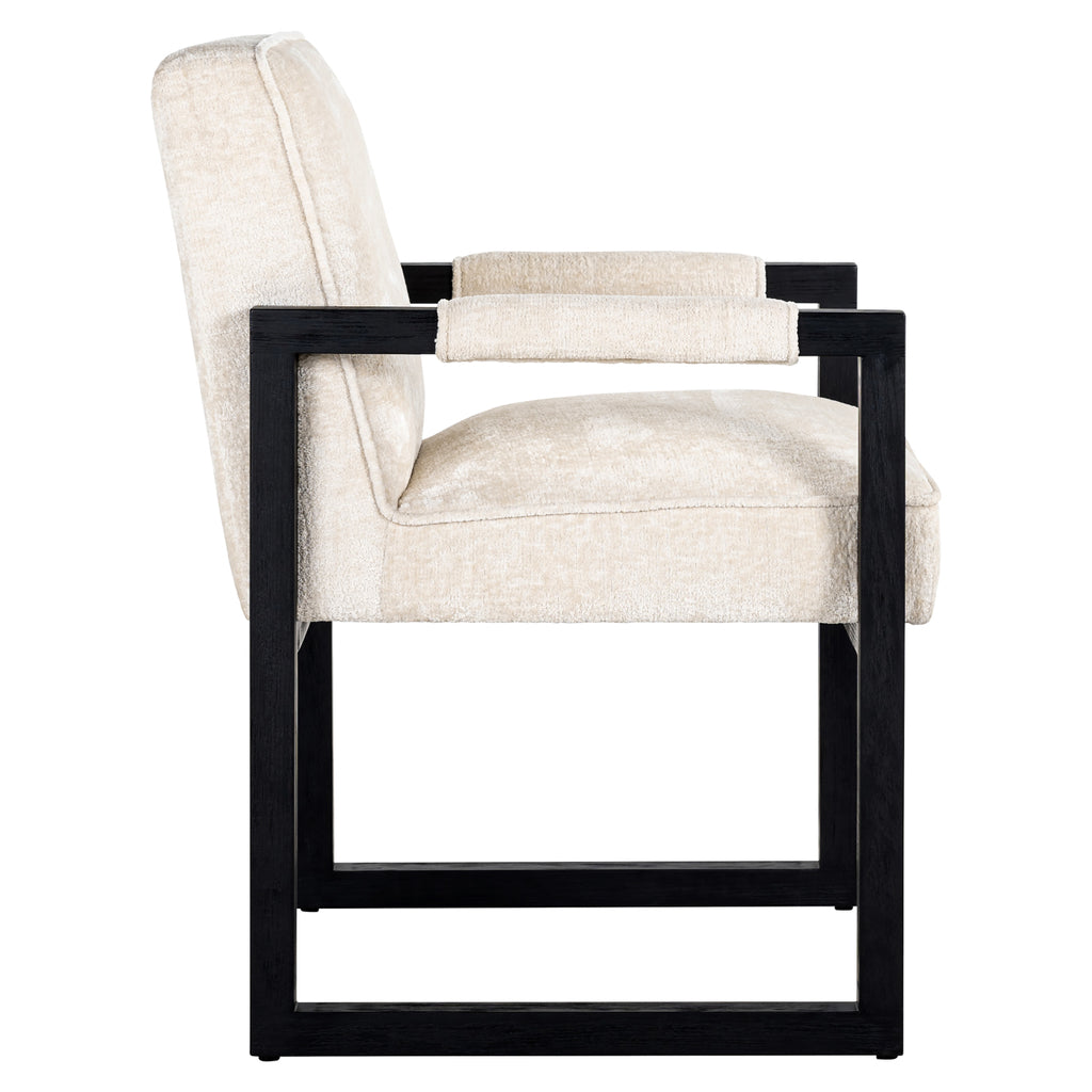 Stoel Beck blanc chenille
