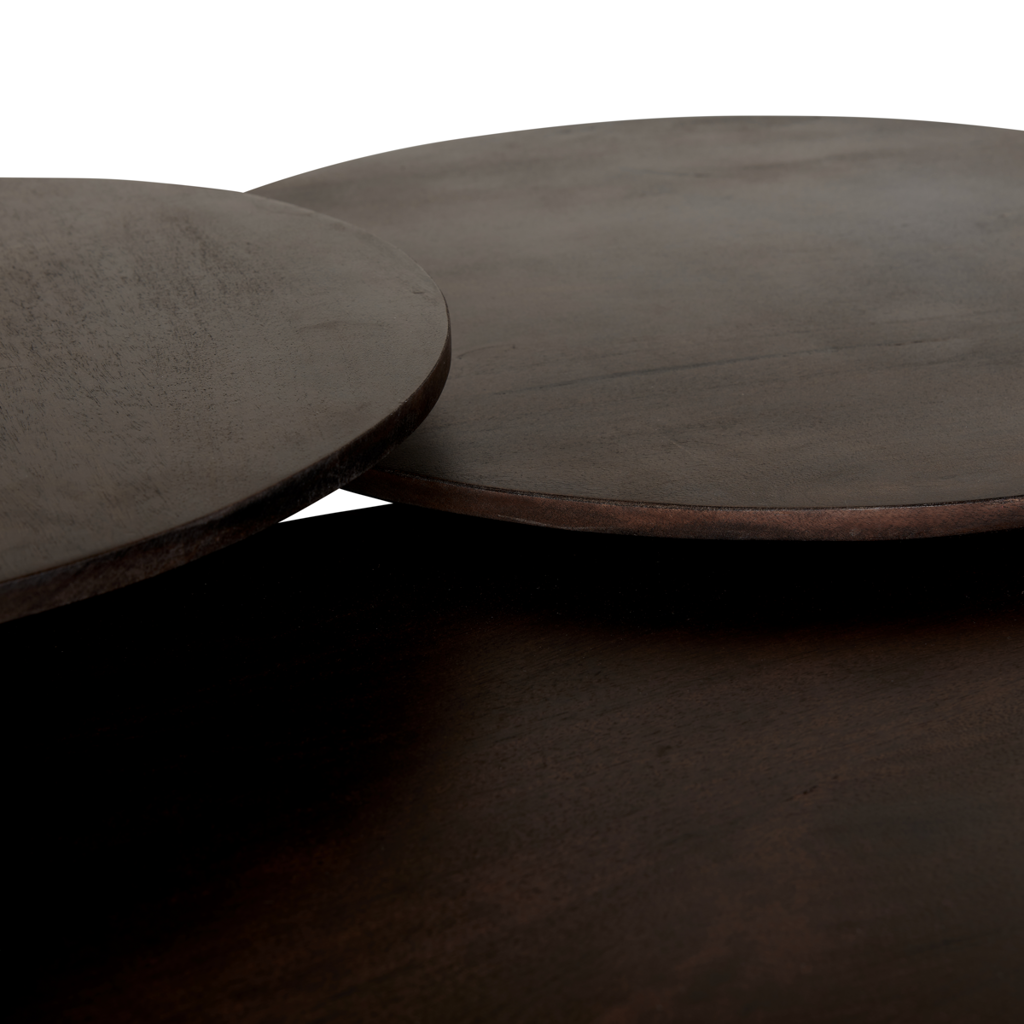 Side table 50 Ø Mokka dark brown