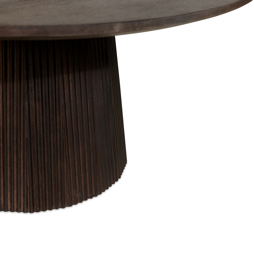 Side table 50 Ø Mokka dark brown