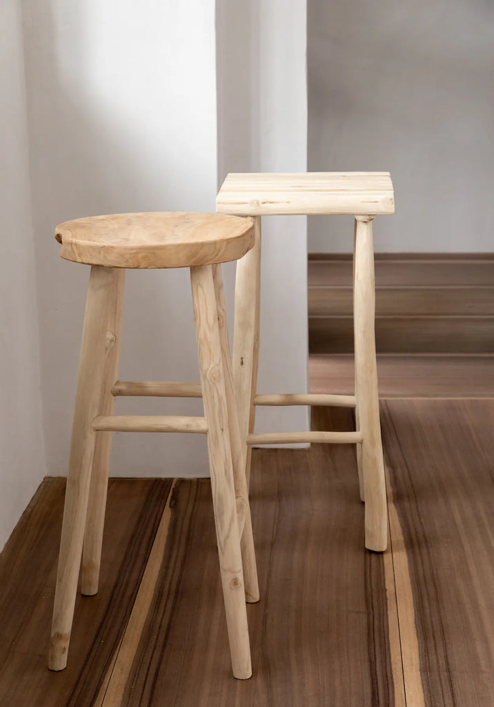 Le tabouret de bar Island - Naturel