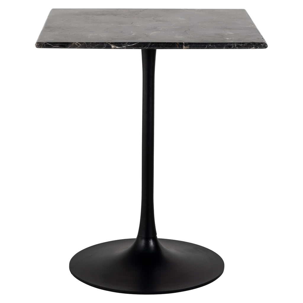 Table de bistrot Carlten noire carrée