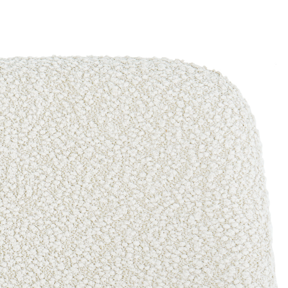 Dining chair Brasilia Bouclé Ivory