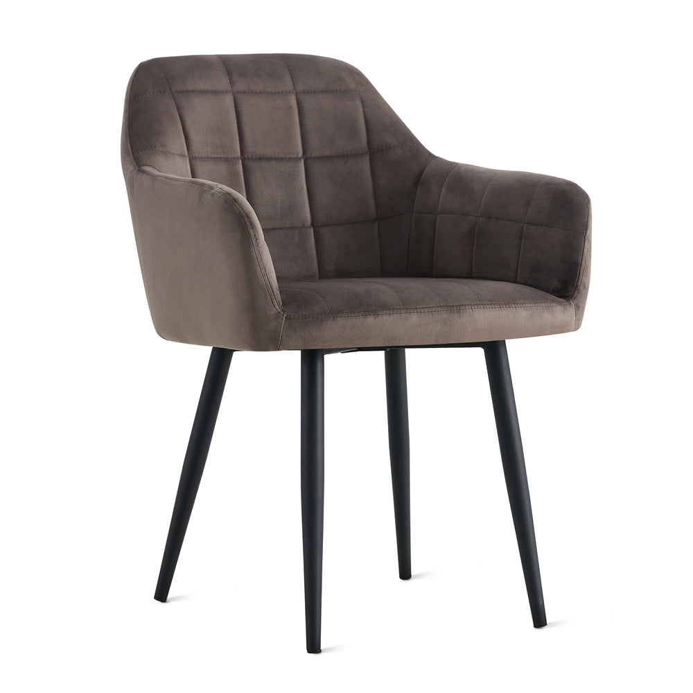 Dining chair Praia Velvet Anthracite