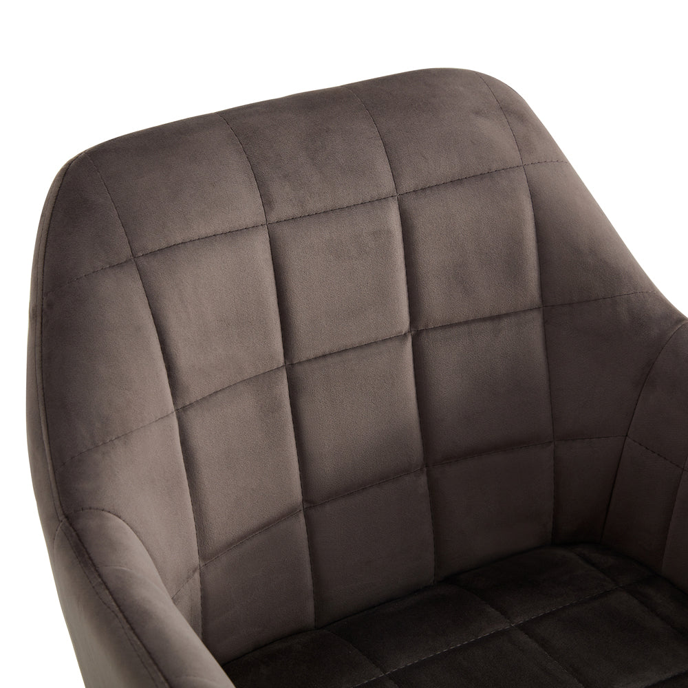 Dining chair Praia Velvet Anthracite