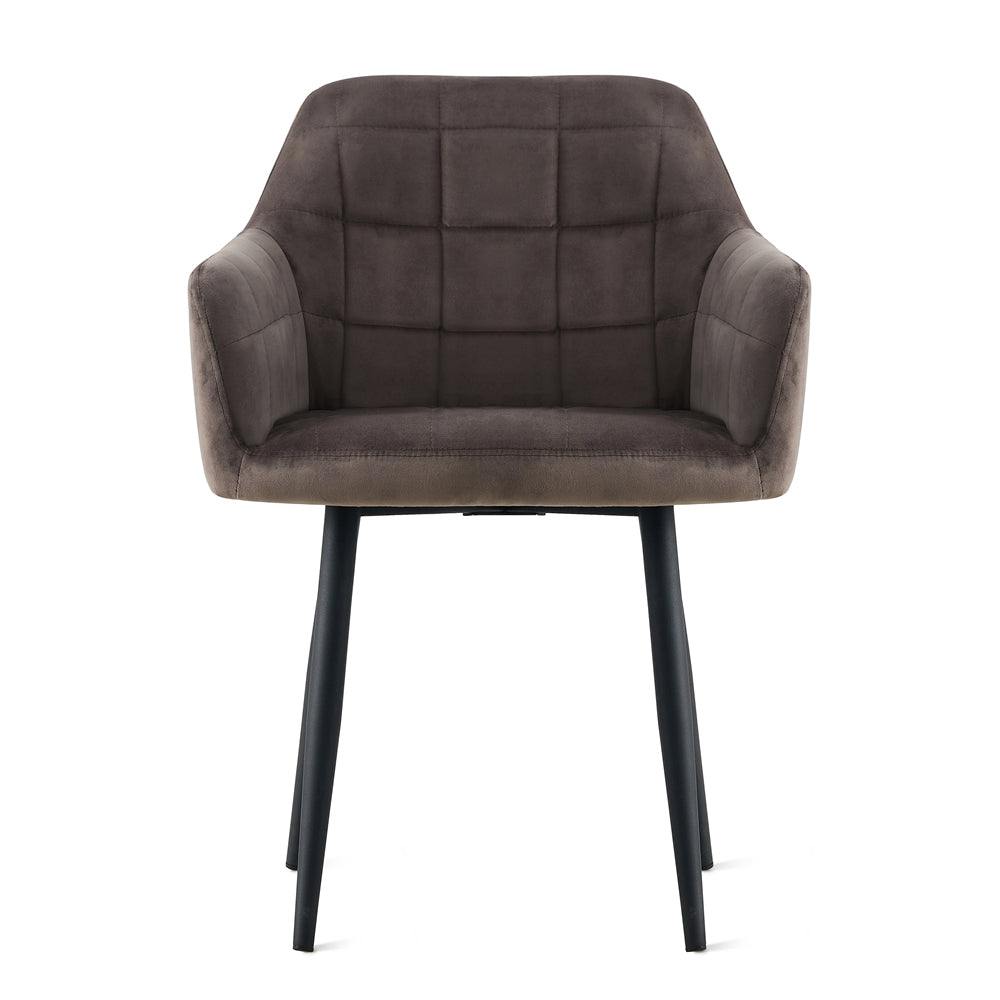 Dining chair Praia Velvet Anthracite
