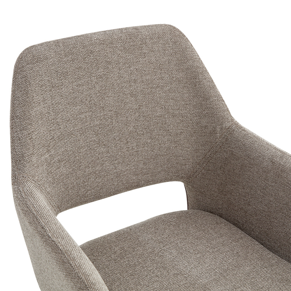 Dining chair Tess Linen Taupe