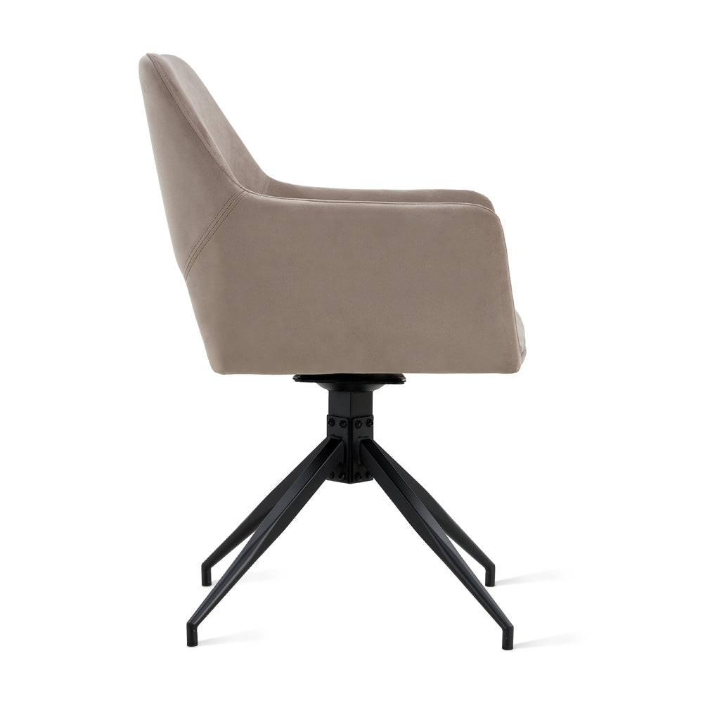 Dining chair Tess Velvet Taupe