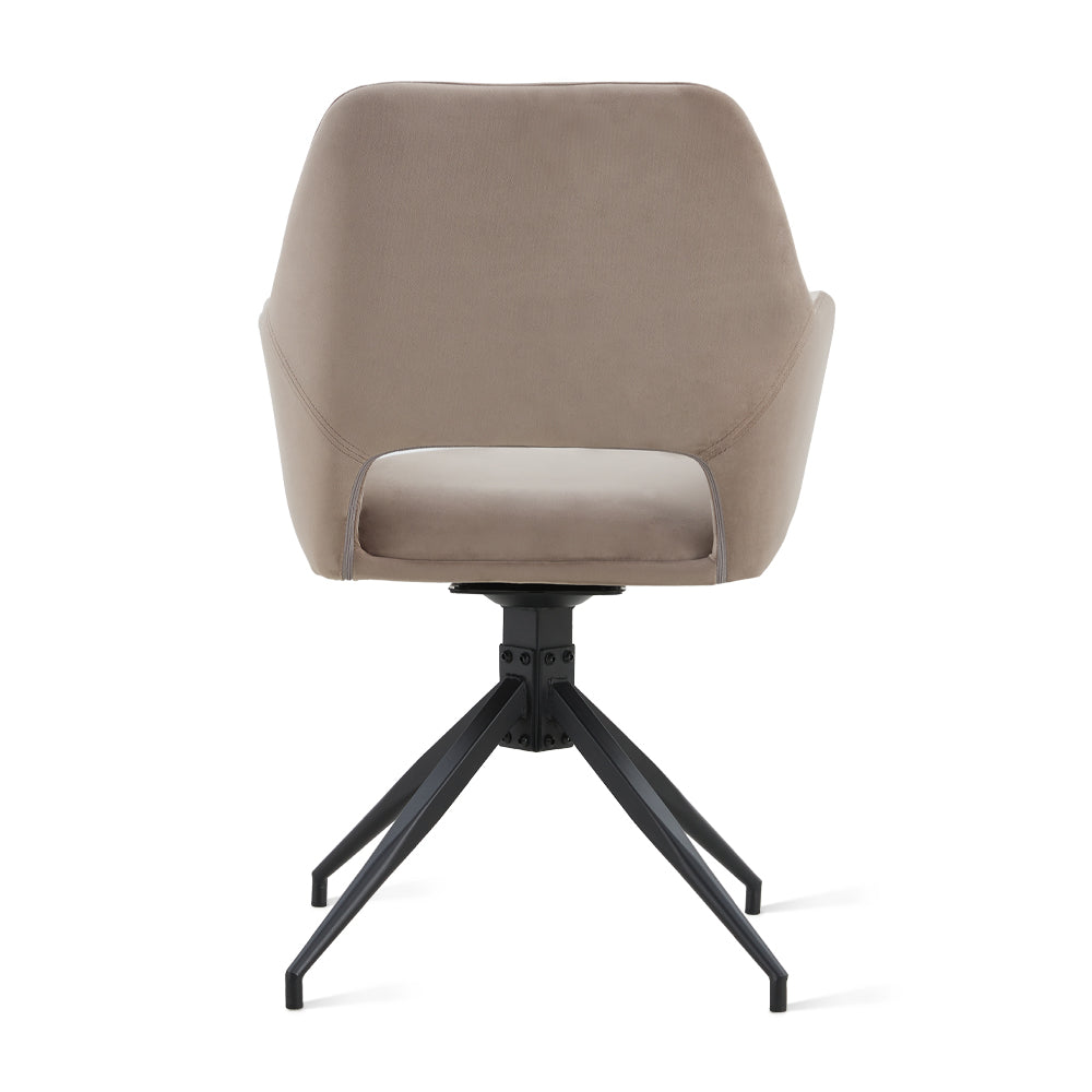 Dining chair Tess Velvet Taupe