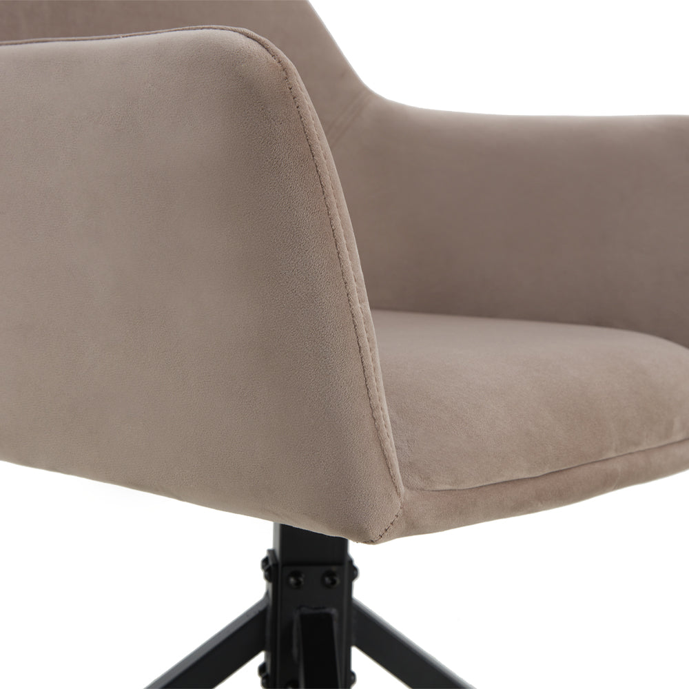 Dining chair Tess Velvet Taupe