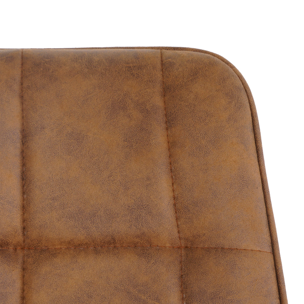 Dining chair Thimphu Micro leather Cognac