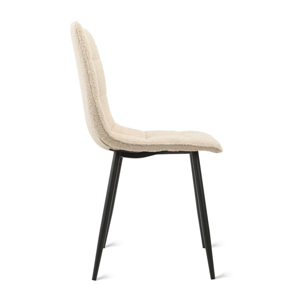 Dining chair Yerevan - Bouclé Taupe