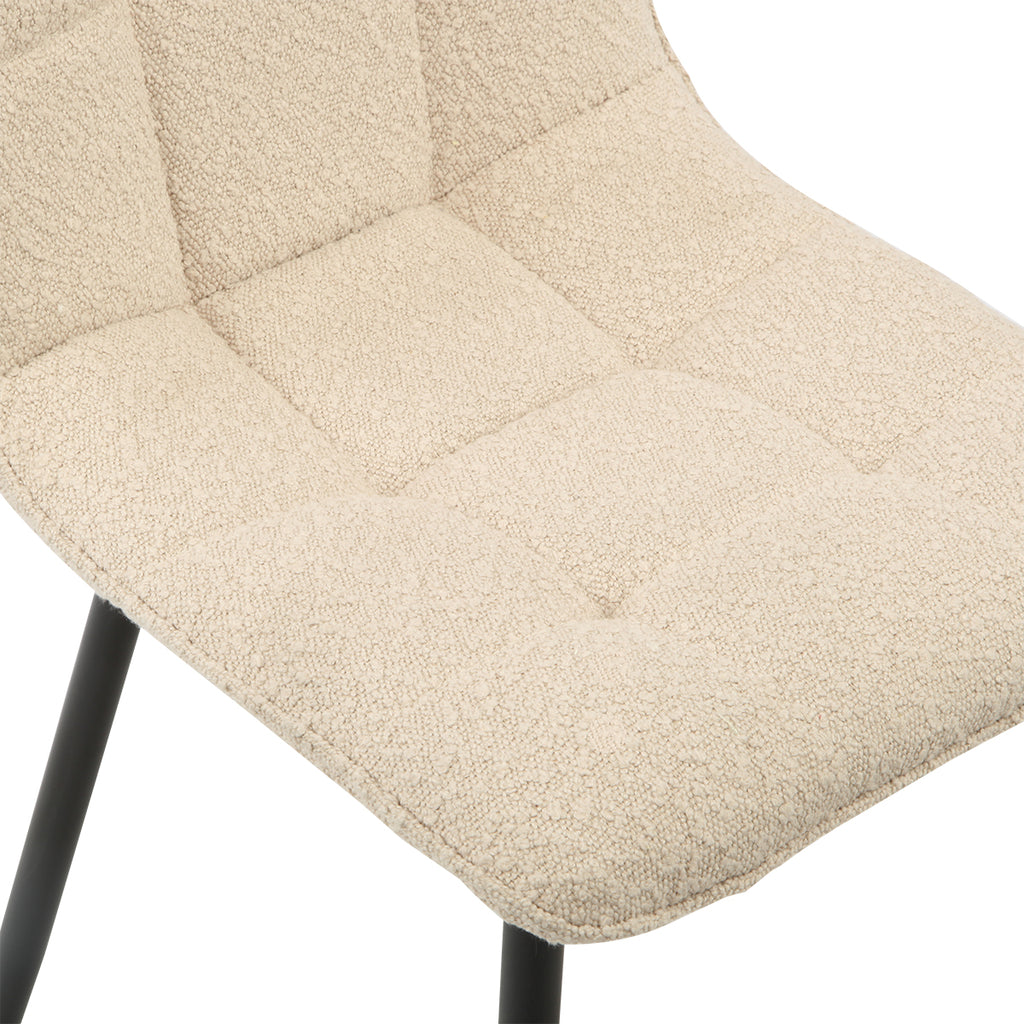 Dining chair Yerevan - Bouclé Taupe