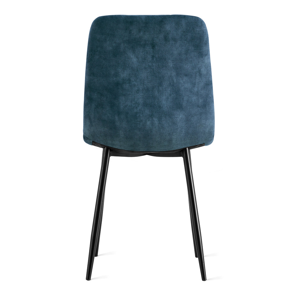 Dining chair Yerevan Velvet Petrol