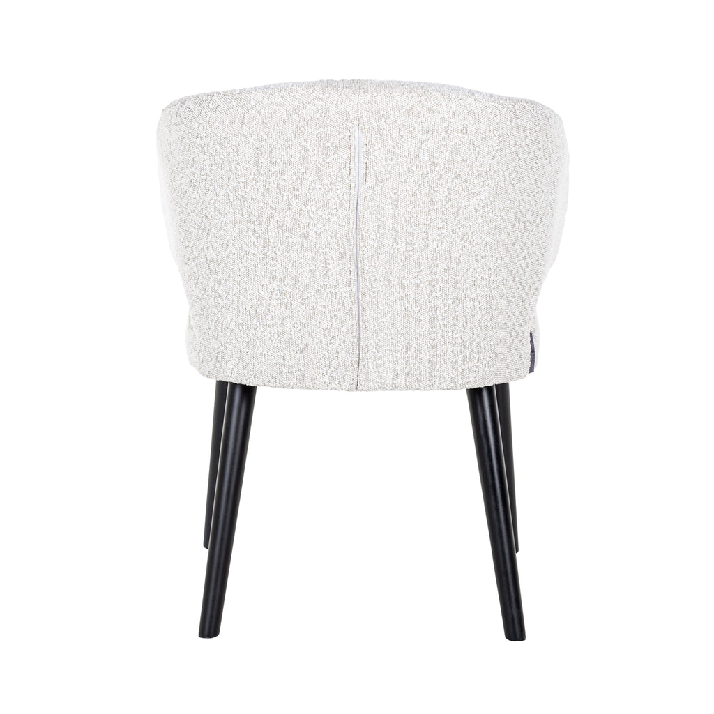 Stoel Indigo white bouclé