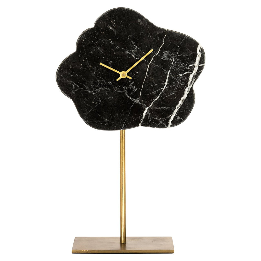 Horloge Bram avec support (Noir/or)
