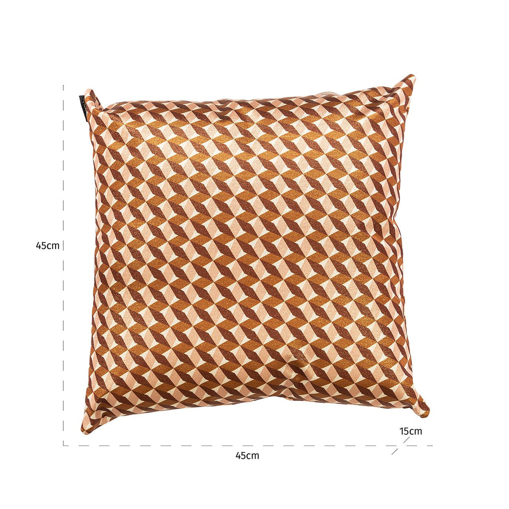 Kussen Philine 50x50 (Architecte 3575 Brique Donna BT24508)