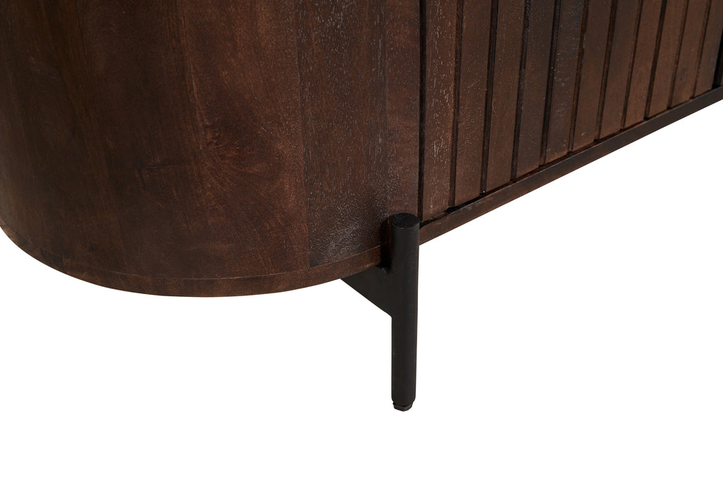 Mokka Sideboard Dark Brown 180cm
