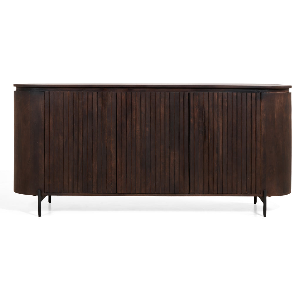 Mokka Sideboard Dark Brown 180cm