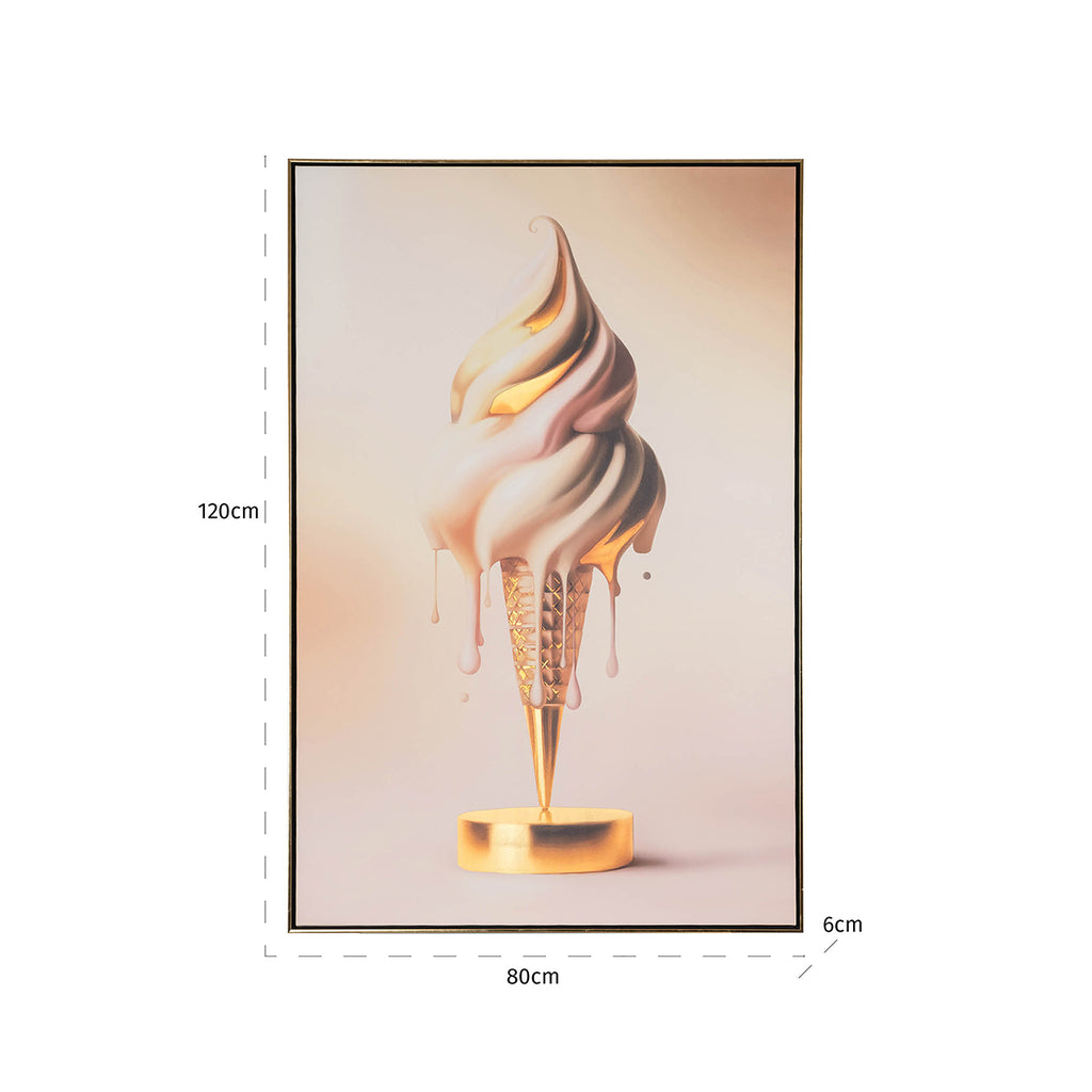 Art mural Glace (Or)