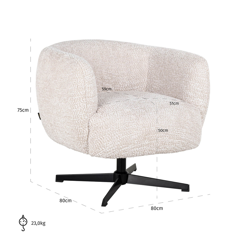 Estelle Lovely Cream Recliner