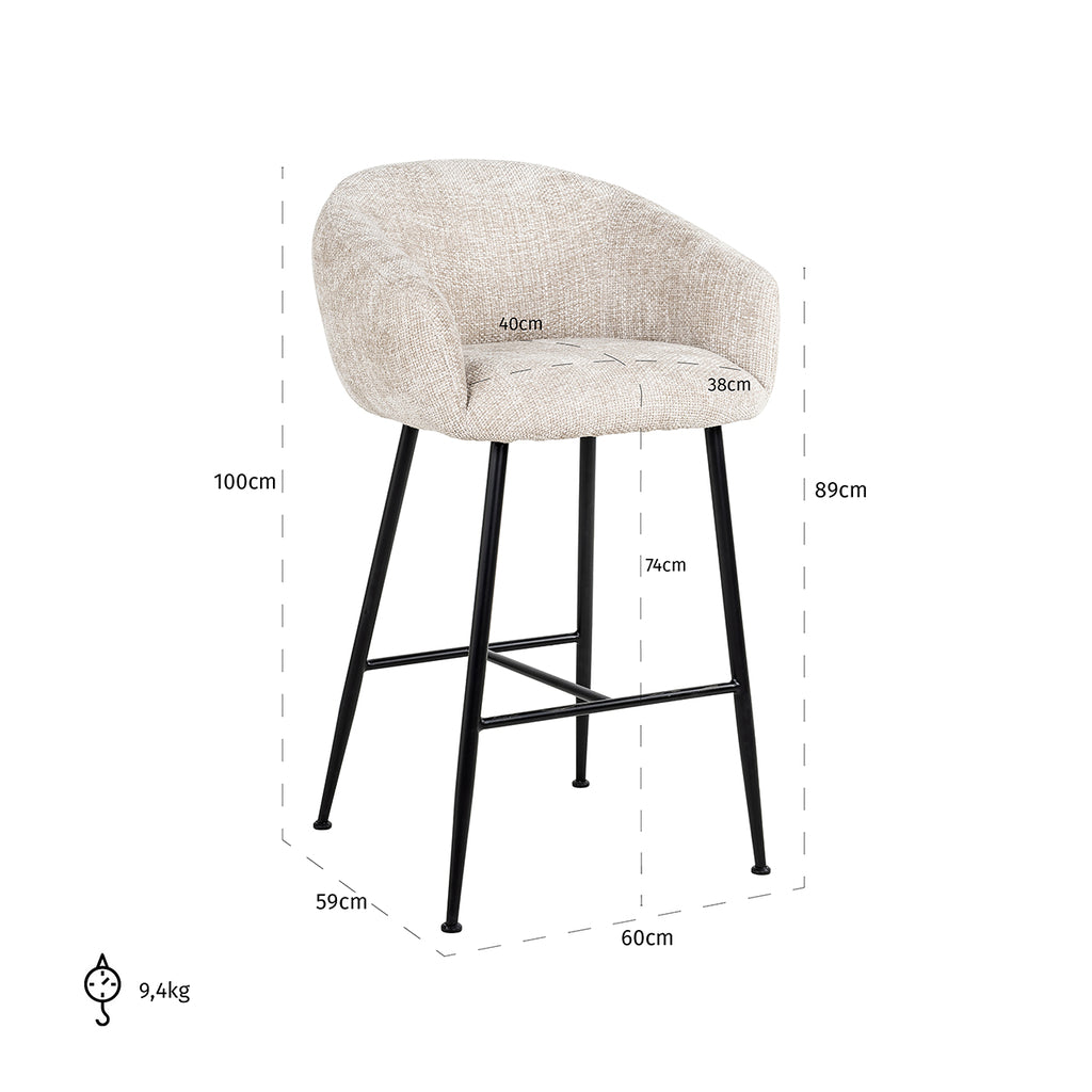 Bar stool Avanti natural renegade