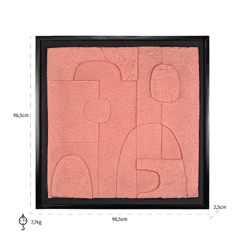 Wandkunst Phoebe pink (Pink)