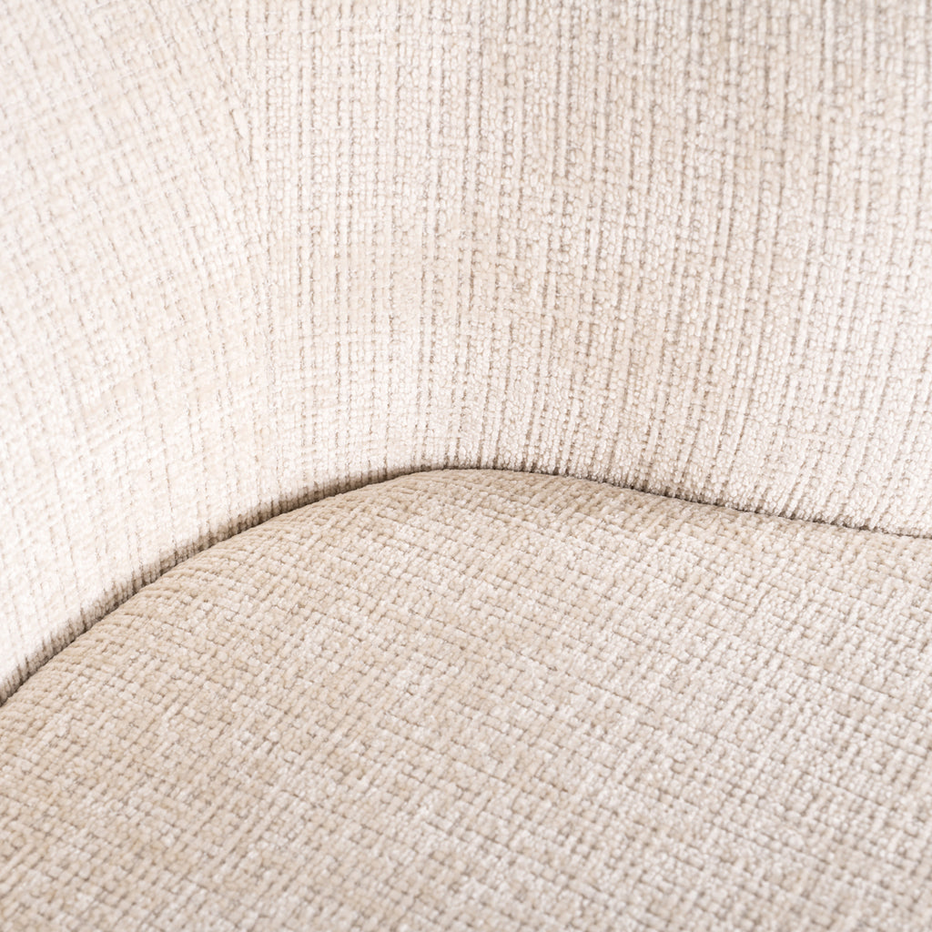 Draaistoel Cheyenne beige chenille