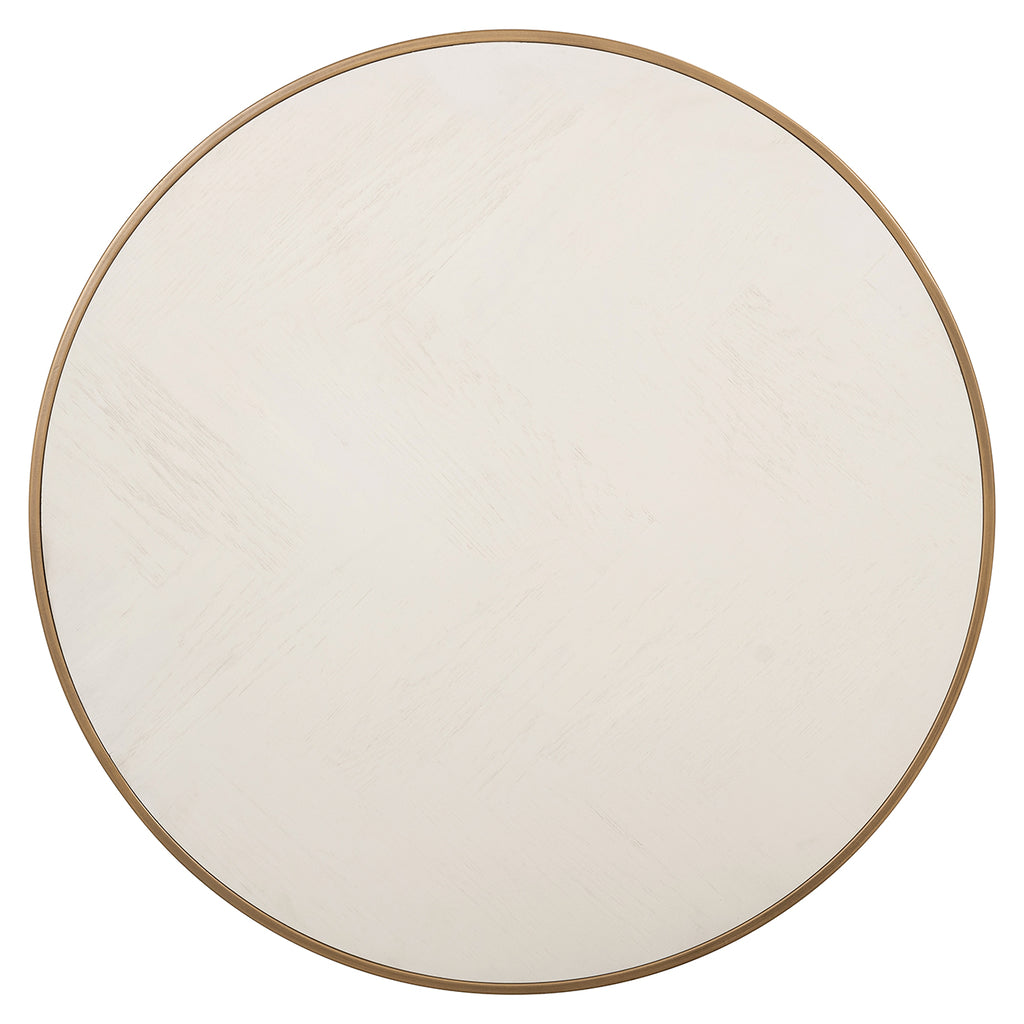 Salontisch Whitebone Messing Set von 2