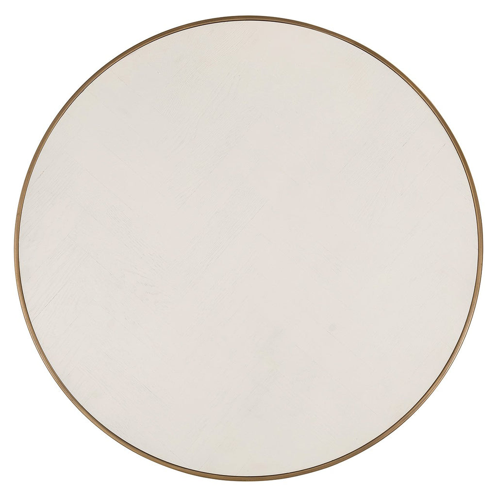 Salontisch Whitebone Messing Set von 2
