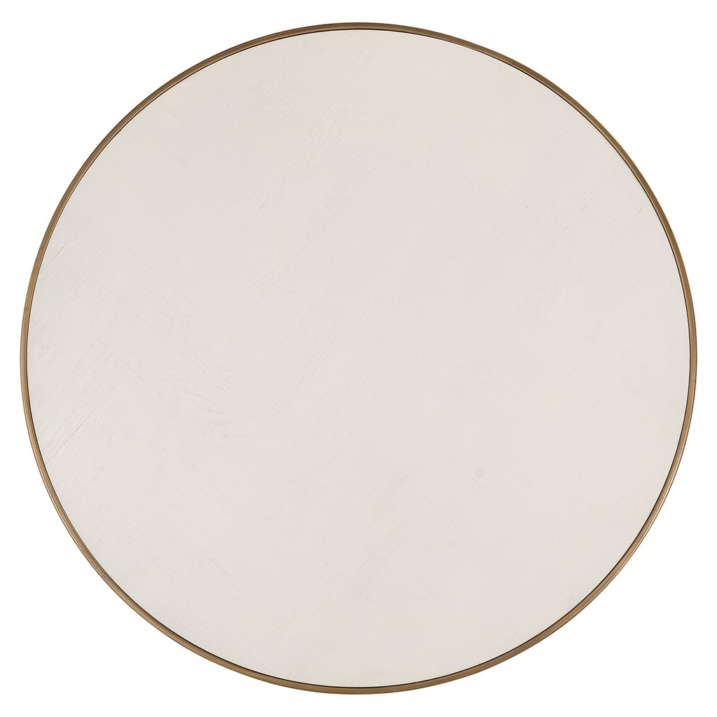 Salontisch Whitebone Messing Set von 2