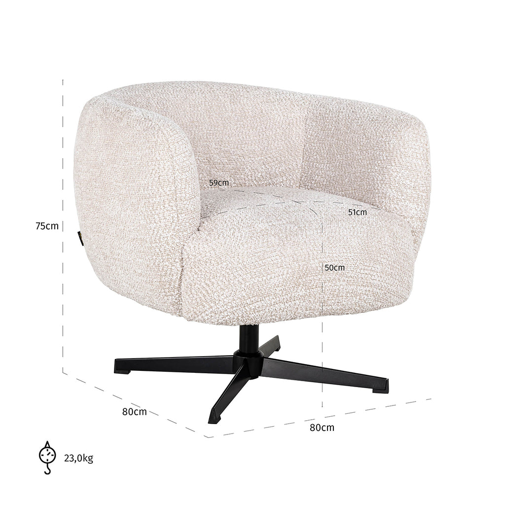 Estelle Lovely Cream Recliner