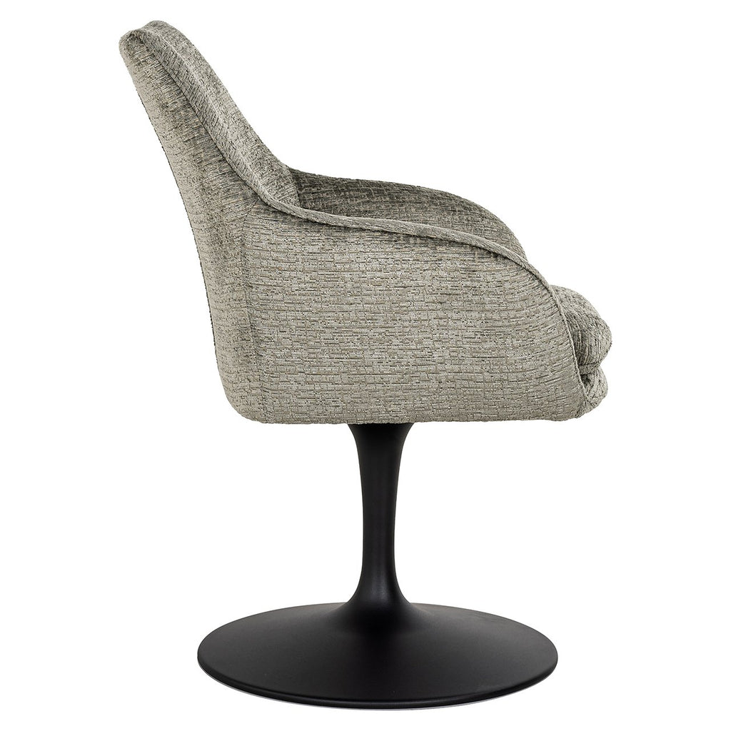 Fauteuil pivotant Marlon fusion de thym