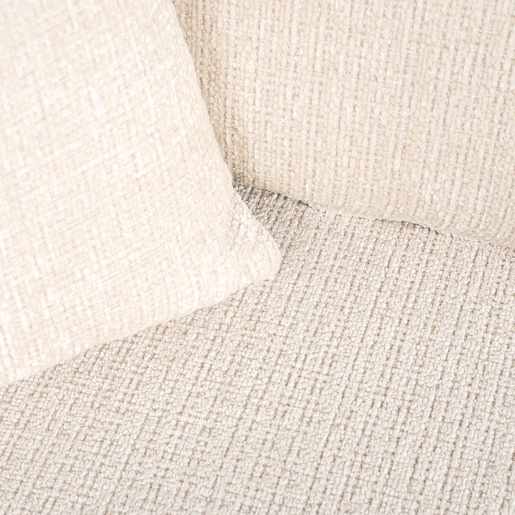 Sofa Lusso 3 places beige chenille