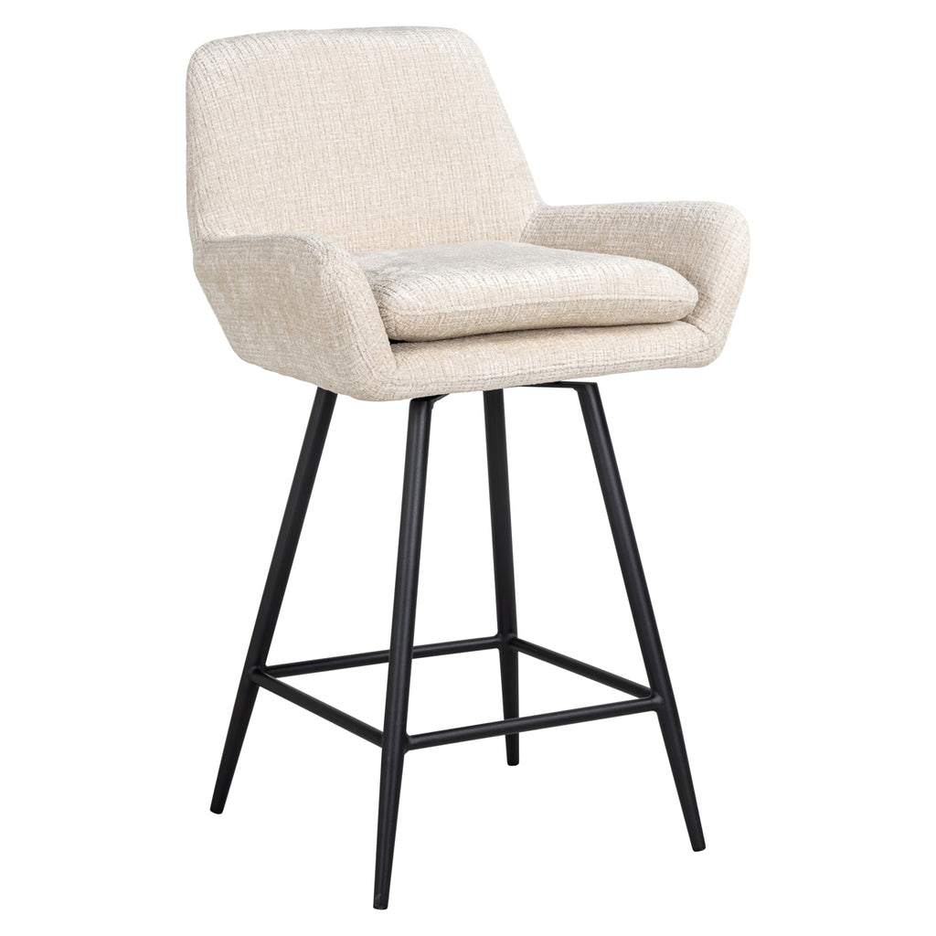 Counterstuhl Linsey beige Chenille