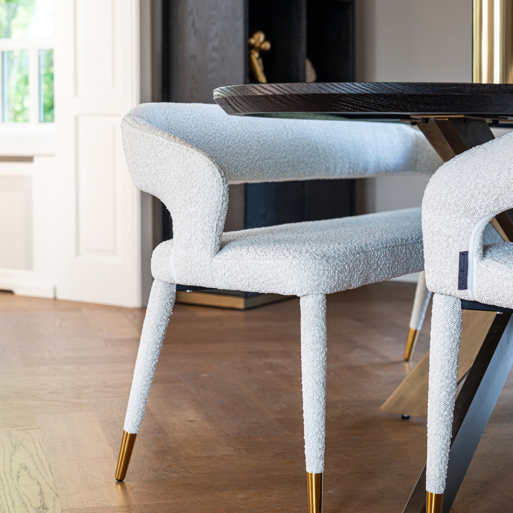 Eettafel Blackbone Messing oval 230