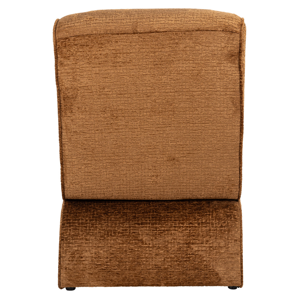 Fauteuil Frankie cognac fusion