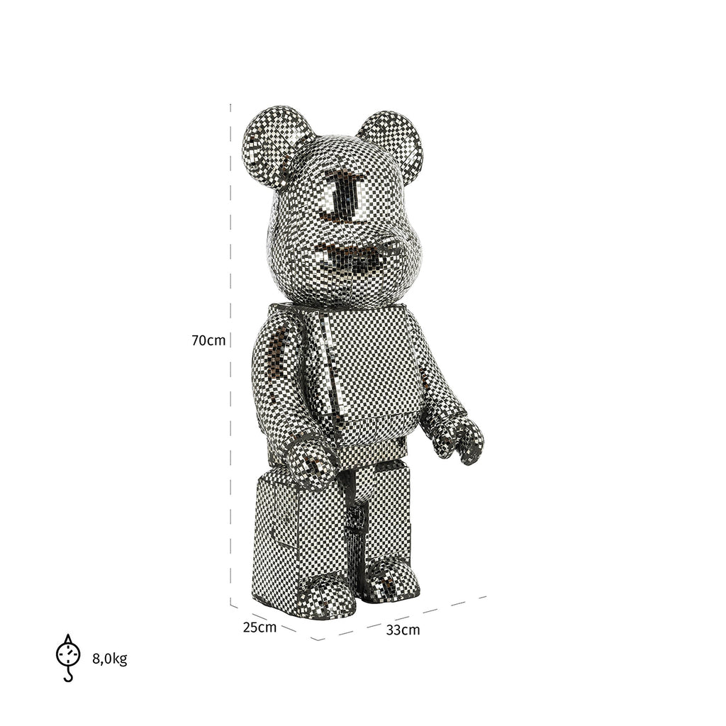 Dekorationsobjekt Bär klein schwarz