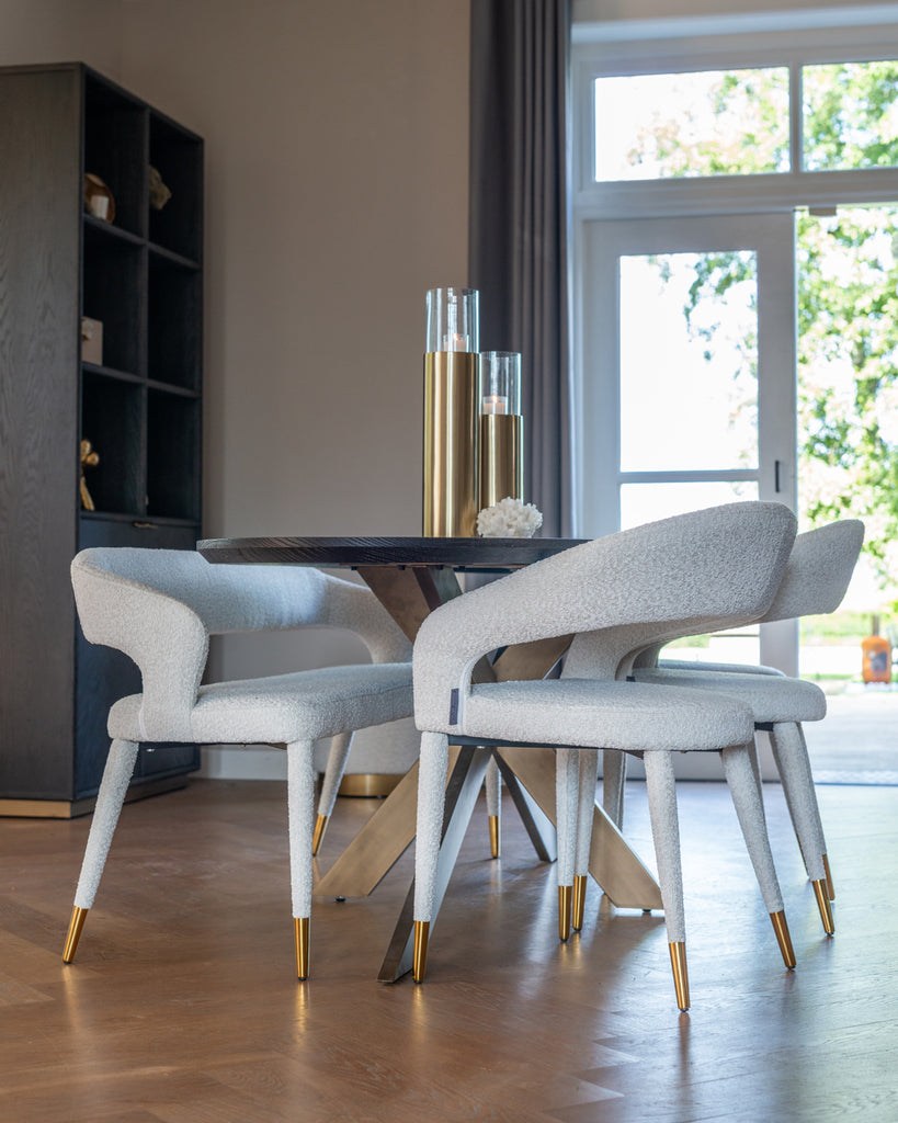 Eettafel Blackbone Messing oval 230