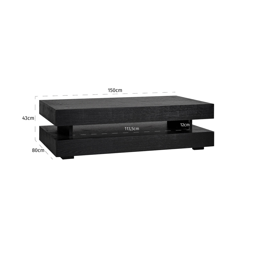 Salontisch Oakura Block H