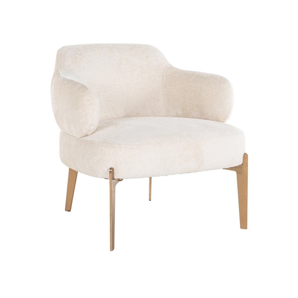 Sessel Venus weiße Chenille