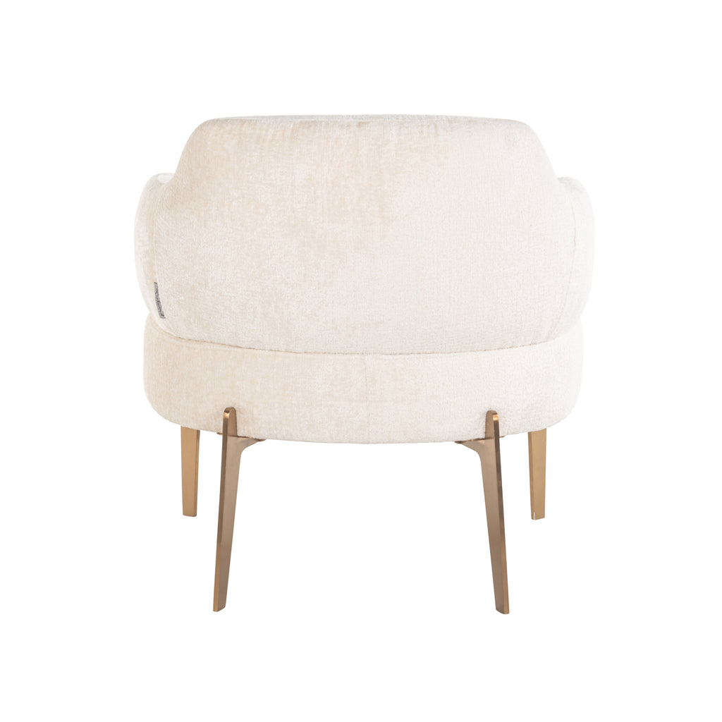 Sessel Venus weiße Chenille