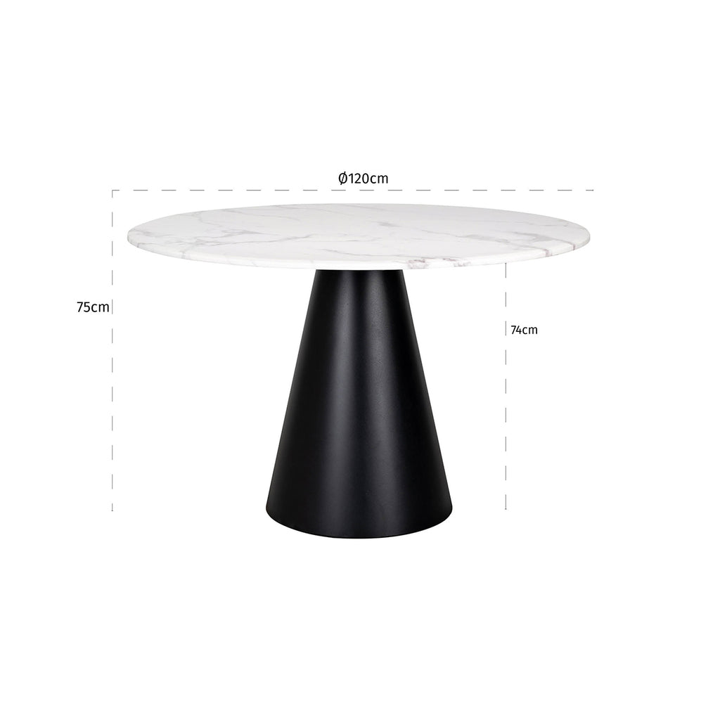Eettafel Degas 120Ø