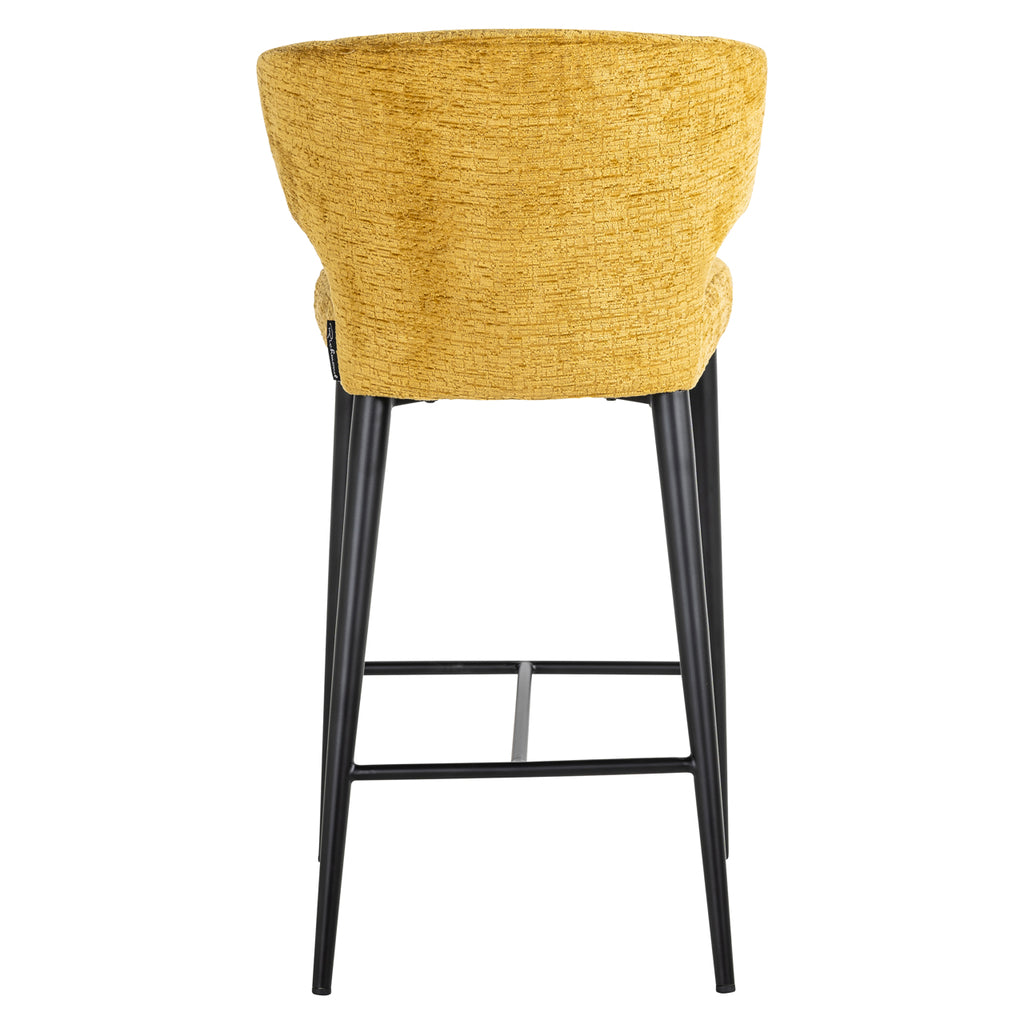 Tabouret de comptoir Taylor fusion moutarde