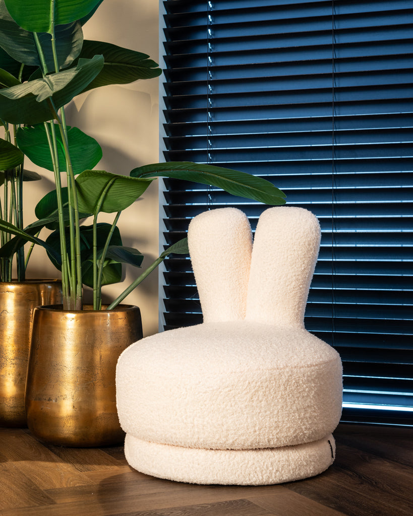 Kinderstoel Bunny white teddy